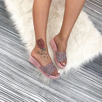 Papuci 7-S117D Pink P4