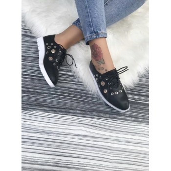 Pantofi casual 2300-7 Black P4