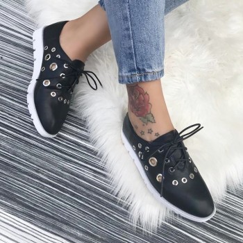 Pantofi casual 2300-7 Black P4 Pantofi casual 2300-7 Black P4