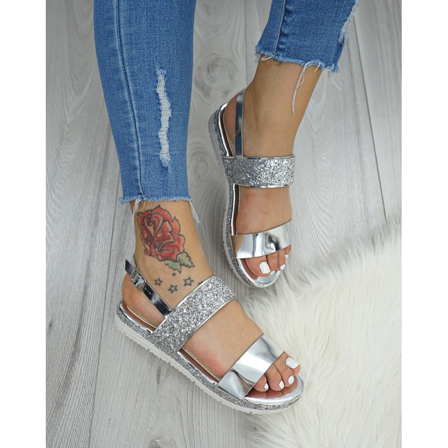 Sandale HQ-285 Silver P4 - Sandale -wowreduceri.ro Sandale HQ-285 Silver P4 ( Sandale )
