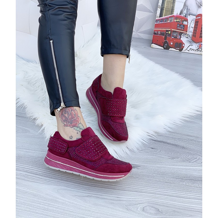 Pantofi sport 2825 Wine Red P3 ( Pantofi casual )