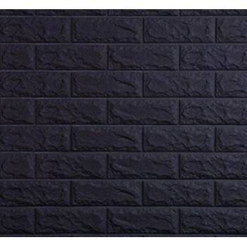 Tapet 3D Autoadeziv , design modern , dimensiuni 77x70cm , model caramida in relief , negru Tapet 3D Autoadeziv , design modern , dimensiuni 77x70cm , model caramida in relief , negru