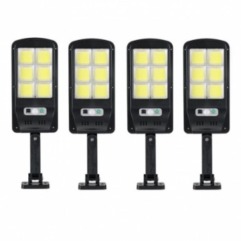 4 X Proiector solar 6 celule,150 LED-uri COB ,cu senzor de miscare, sistem prindere inclus 4 X Proiector solar 6 celule,150 LED-uri COB ,cu senzor de miscare, sistem prindere inclus