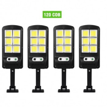 4 X Proiector solar 6 celule,150 LED-uri COB ,cu senzor de miscare, sistem prindere inclus 4 X Proiector solar 6 celule,150 LED-uri COB ,cu senzor de miscare, sistem prindere inclus
