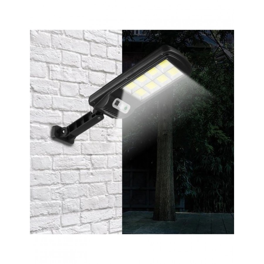 4 X Proiector solar 6 celule,150 LED-uri COB ,cu senzor de miscare, sistem prindere inclus ( Panouri solare )