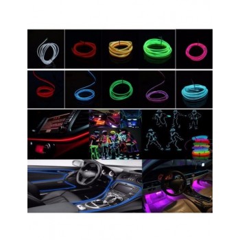 Set 2 benzi decorative auto LED 2 metri, pentru interior