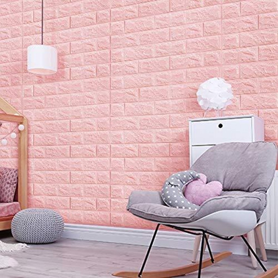 Tapet 3D caramizi roz, auto-adeziv pentru interior, 70 x 77 cm - Casa si gradina -wowreduceri.ro Tapet 3D caramizi roz, auto-adeziv pentru interior, 70 x 77 cm ( Casa si gradina )