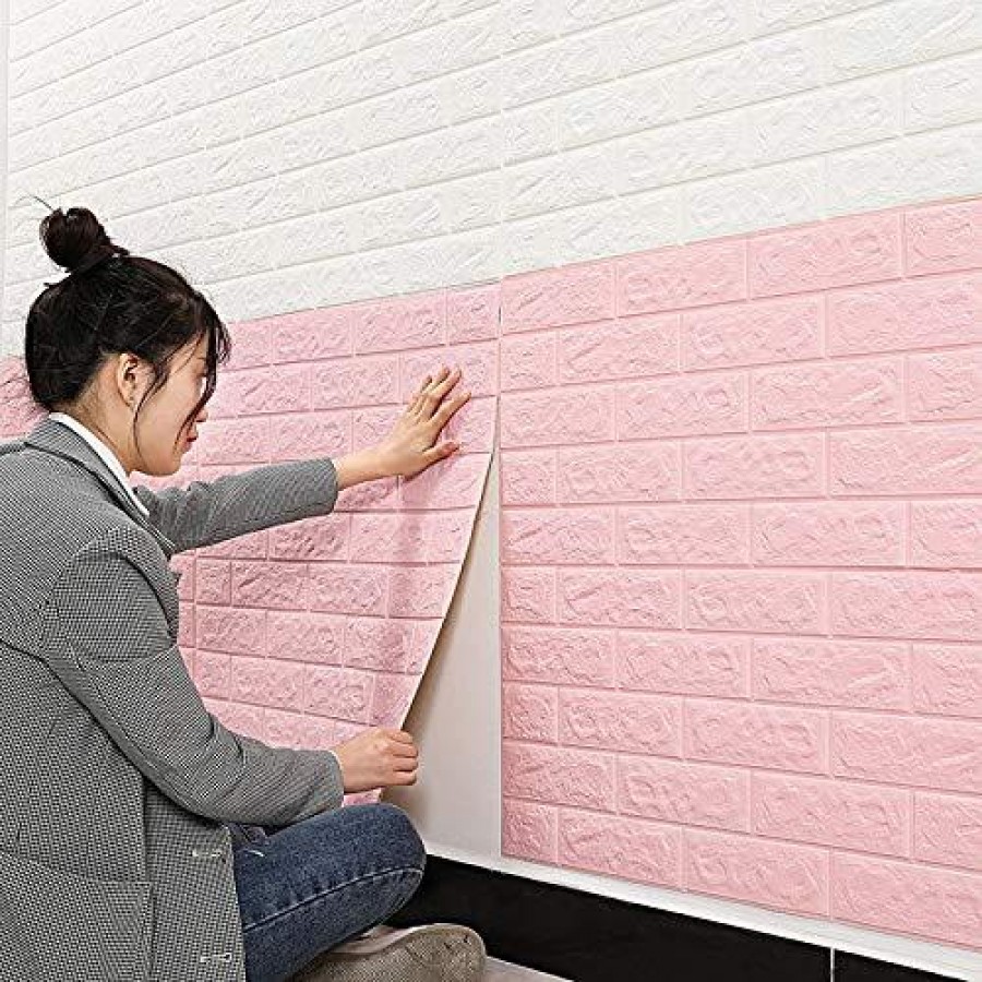 Tapet 3D caramizi roz, auto-adeziv pentru interior, 70 x 77 cm - Casa si gradina -wowreduceri.ro Tapet 3D caramizi roz, auto-adeziv pentru interior, 70 x 77 cm ( Casa si gradina )