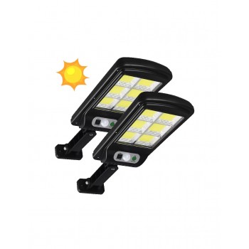 2 X Proiector 6 celule ,150 LED-uri COB ,cu senzor de miscare, sistem prindere inclus 2 X Proiector 6 celule ,150 LED-uri COB ,cu senzor de miscare, sistem prindere inclus