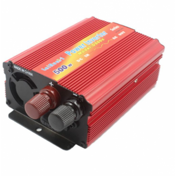Invertor de tensiune 12V-220V, putere 500 W Invertor de tensiune 12V-220V, putere 500 W
