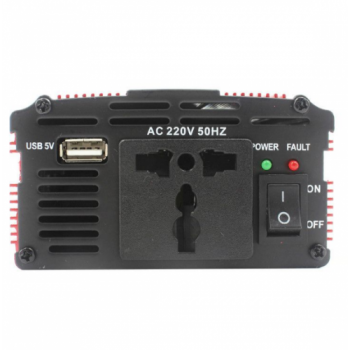 Invertor de tensiune 12V-220V, putere 500 W Invertor de tensiune 12V-220V, putere 500 W