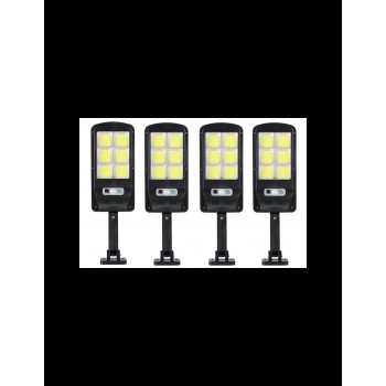 4 X Proiector solar 6 celule,150 LED-uri COB ,cu senzor de miscare, sistem prindere inclus 4 X Proiector solar 6 celule,150 LED-uri COB ,cu senzor de miscare, sistem prindere inclus