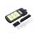 4 X Proiector solar 6 celule,150 LED-uri COB ,cu senzor de miscare, sistem prindere inclus ( Panouri solare )