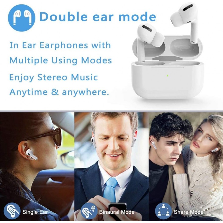 Casti Wireless Usmart Airpods Air Pro ,bluetooth 5.0,muzica 3D, touch control -alb - Boxe, Casti, Microfoane -wowreduceri.ro Casti Wireless Usmart Airpods Air Pro ,bluetooth 5.0,muzica 3D, touch control -alb ( Boxe, Casti, Microfoane )