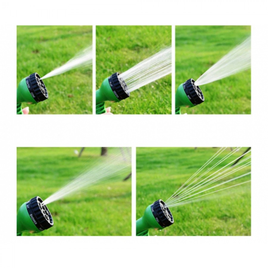 Furtun Extensibil MRG M-477, 45 m, Pistol cu 7 pozitii inclus, Verde C478 ( Furtune extensibile )