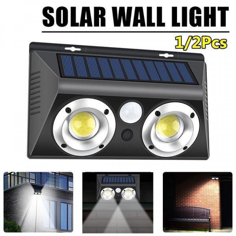 Lampa solara 20W Dual COB LED IP65 ( Panouri solare )