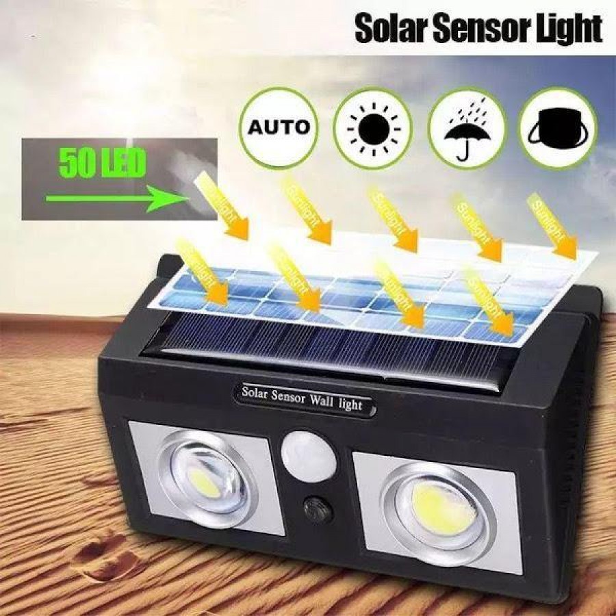 Lampa solara 20W Dual COB LED IP65 ( Panouri solare )