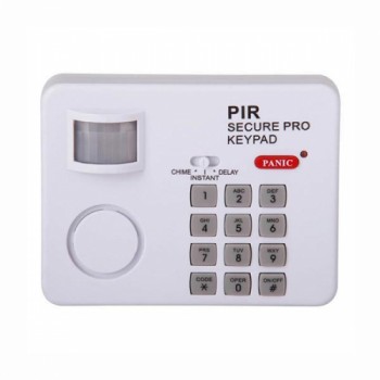 Alarma wireless cu senzor de miscare si cod de blocare / deblocare Alarma wireless cu senzor de miscare si cod de blocare / deblocare