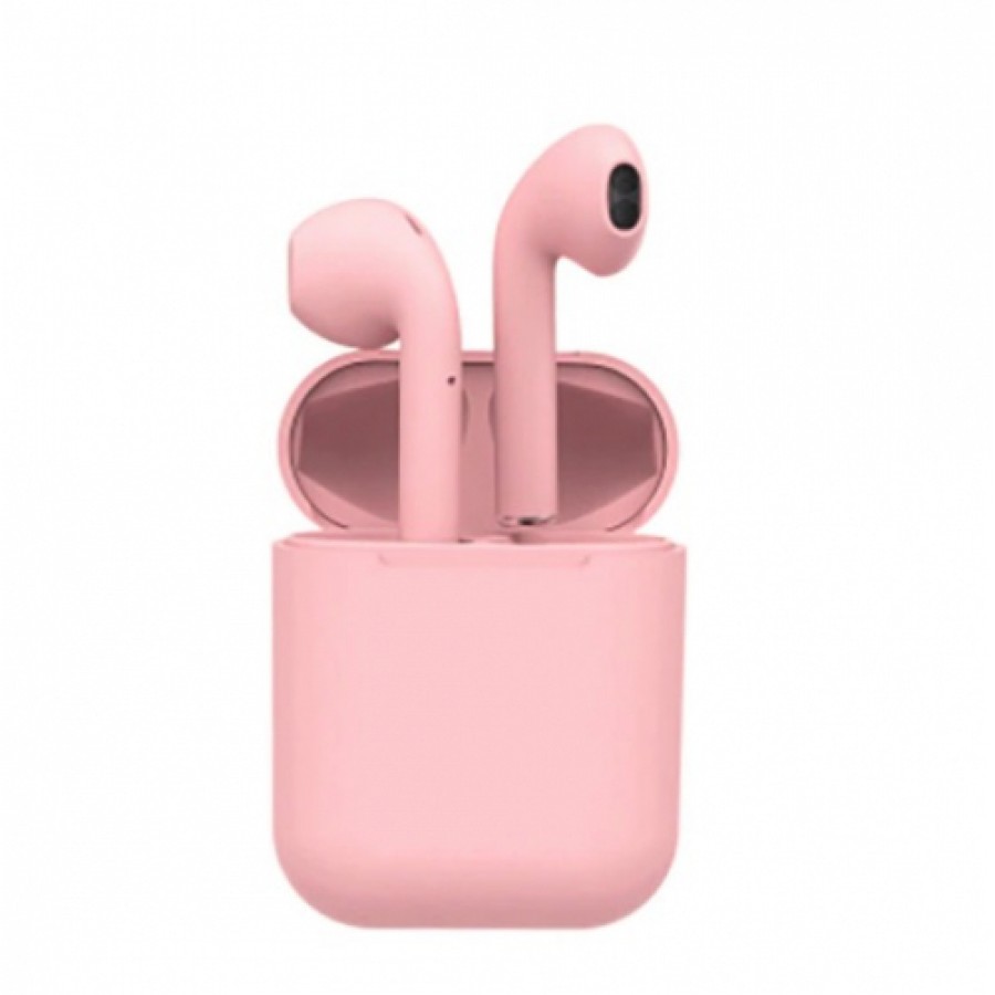 Casti Wireless i12 , raza de actiune 15m, Waterproof IPX5, Bluetooth 5.0, control tactil, sunet 3D, Roz - Boxe, Casti, Microfoane -wowreduceri.ro Casti Wireless i12 , raza de actiune 15m, Waterproof IPX5, Bluetooth 5.0, control tactil, sunet 3D, Roz ( Boxe, Casti, Microfoane )