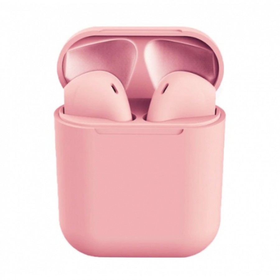 Casti Wireless i12 , raza de actiune 15m, Waterproof IPX5, Bluetooth 5.0, control tactil, sunet 3D, Roz - Boxe, Casti, Microfoane -wowreduceri.ro Casti Wireless i12 , raza de actiune 15m, Waterproof IPX5, Bluetooth 5.0, control tactil, sunet 3D, Roz ( Boxe, Casti, Microfoane )