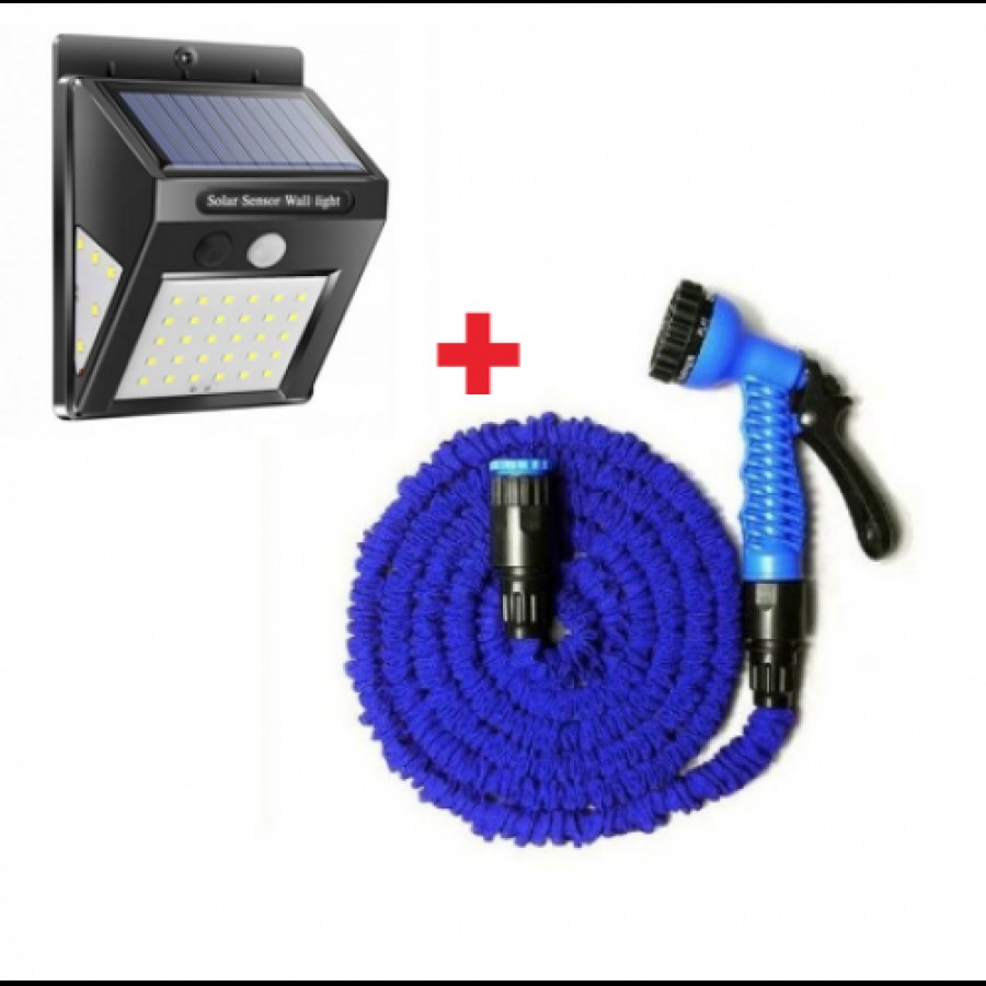 Furtun extensibil 30 metri + Lampa solara de gradina - Iluminat -wowreduceri.ro Furtun extensibil 30 metri + Lampa solara de gradina - Iluminat - wowreduceri.ro