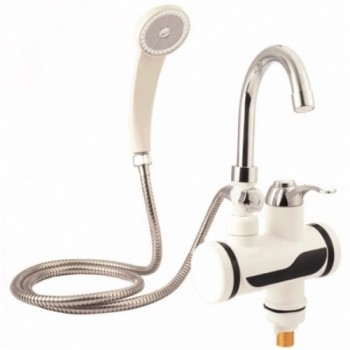 LICHIDARE STOC: Robinet Electric cu furtun si para dus, pentru chiuveta LICHIDARE STOC: Robinet Electric cu furtun si para dus, pentru chiuveta