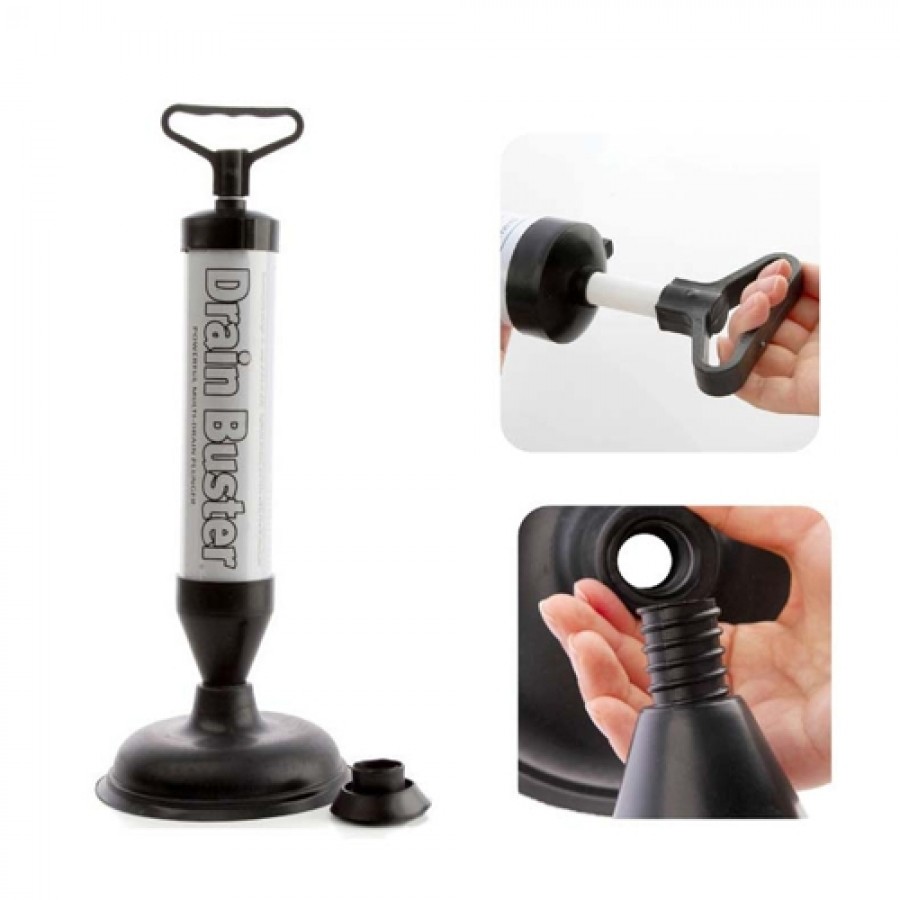 Pompa pentru desfundat Drain Buster cu camera de compresie - Sanitare -wowreduceri.ro Pompa pentru desfundat Drain Buster cu camera de compresie ( Sanitare )
