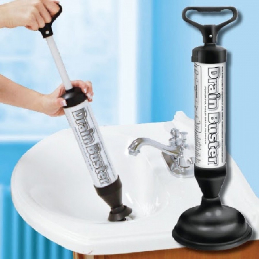 Pompa pentru desfundat Drain Buster cu camera de compresie - Sanitare -wowreduceri.ro Pompa pentru desfundat Drain Buster cu camera de compresie ( Sanitare )
