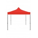 Cort IMPERMEABIL  pavilion pliabil 3m * 3m, structura metalica, culoare ROSU - Corturi - wowreduceri.ro