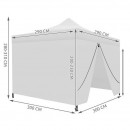 Cort IMPERMEABIL pavilion pliabil 3m * 3m, structura metalica, culoare Verde - Corturi -wowreduceri.ro Cort IMPERMEABIL pavilion pliabil 3m * 3m, structura metalica, culoare Verde - Corturi - wowreduceri.ro