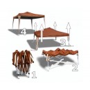 Cort IMPERMEABIL pavilion pliabil 3m * 3m, structura metalica, culoare Verde - Corturi -wowreduceri.ro Cort IMPERMEABIL pavilion pliabil 3m * 3m, structura metalica, culoare Verde - Corturi - wowreduceri.ro