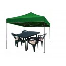 Cort IMPERMEABIL pavilion pliabil 3m * 3m, structura metalica, culoare Verde - Corturi -wowreduceri.ro Cort IMPERMEABIL pavilion pliabil 3m * 3m, structura metalica, culoare Verde - Corturi - wowreduceri.ro