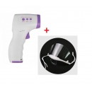 KIT Termometru digital non contact cu infrarosu digital IDEAL și pentru copii + Masca de protectie transparenta - Ingrijire Personala -wowreduceri.ro KIT Termometru digital non contact cu infrarosu digital IDEAL și pentru copii + Masca de protectie transparenta - Ingrijire Personala - wowreduceri.ro