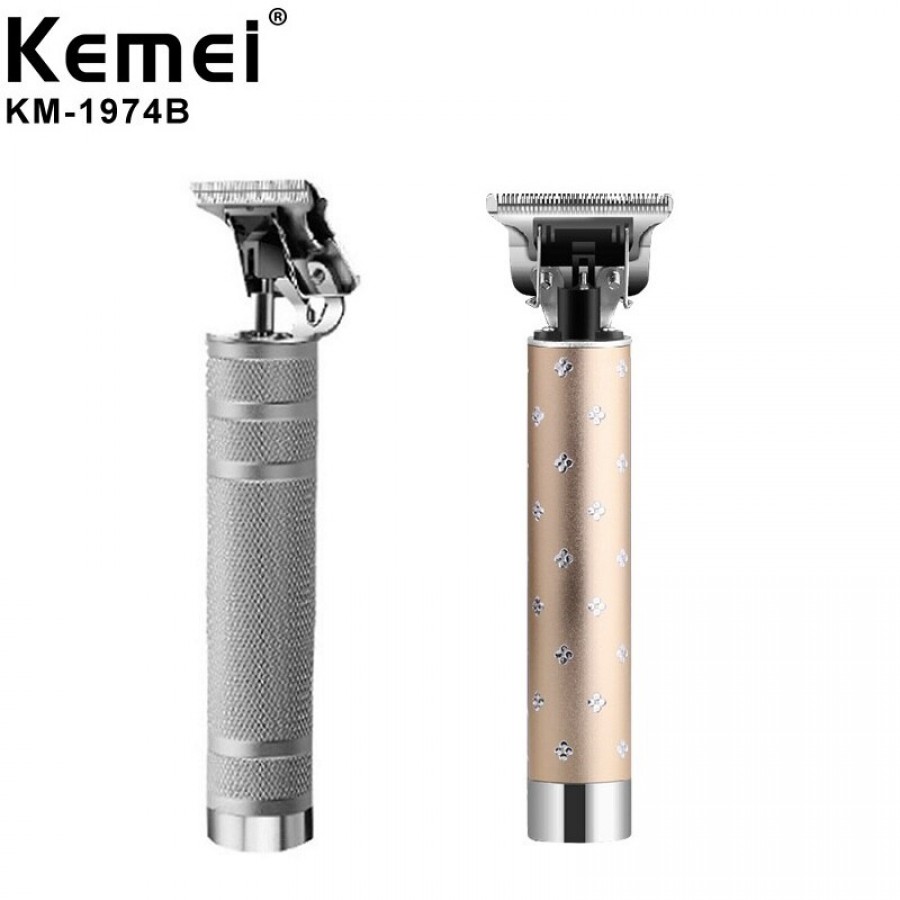 Aparat de tuns profesional Kemei KM-1974B, Metal, Silver - Ingrijire Personala - wowreduceri.ro