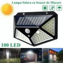 Lampa 100 LED cu panou solar si senzor de miscare - Iluminat - wowreduceri.ro