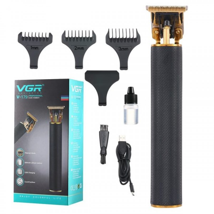 Aparat de tuns profesional pentru contur VGR V179 , fara fir , incarcare USB , negru - Ingrijire Personala -wowreduceri.ro Aparat de tuns profesional pentru contur VGR V179 , fara fir , incarcare USB , negru - Ingrijire Personala - wowreduceri.ro