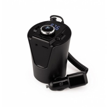 LICHIDARE STOC: Modulator Fm Auto Tip pahar, conectare cu telefonul prin Bluetooth LICHIDARE STOC: Modulator Fm Auto Tip pahar, conectare cu telefonul prin Bluetooth