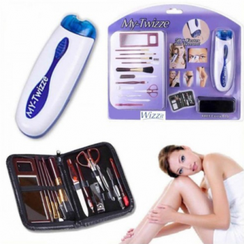 LICHIDARE STOC: Mini epilator Wizzit + Trusa de manichiura - pedichiura LICHIDARE STOC: Mini epilator Wizzit + Trusa de manichiura - pedichiura