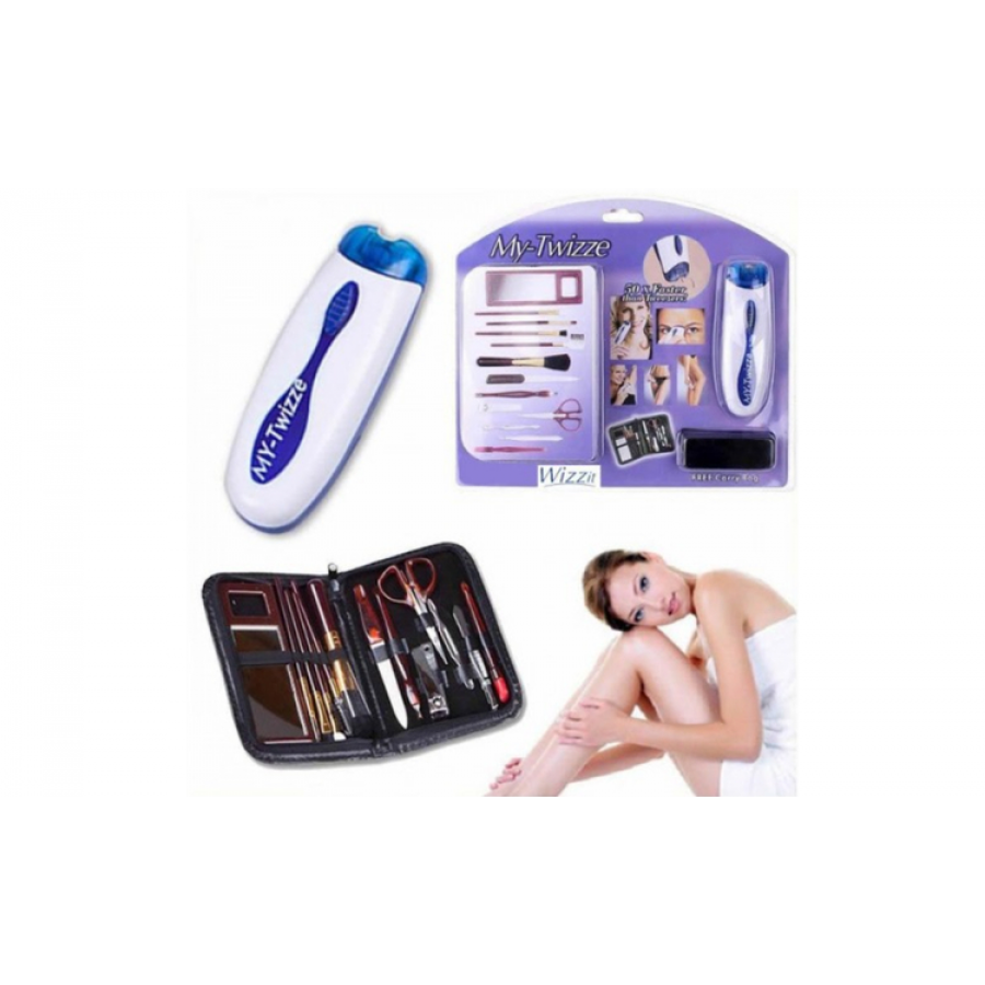LICHIDARE STOC: Mini epilator Wizzit + Trusa de manichiura - pedichiura - LICHIDARE STOC -wowreduceri.ro LICHIDARE STOC: Mini epilator Wizzit + Trusa de manichiura - pedichiura ( LICHIDARE STOC )