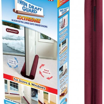 LICHIDARE STOC:Protectie anti curent pentru usi si ferestre Twin Draft Guard LICHIDARE STOC:Protectie anti curent pentru usi si ferestre Twin Draft Guard