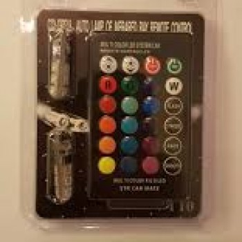 LICHIDARE STOC: Set 2 becuri LED RGB colorate pentru pozitie