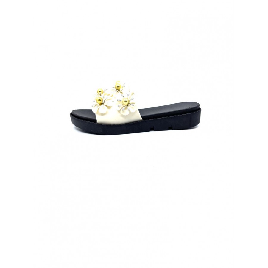 Papuci CUT01 WHITE - Papuci - wowreduceri.ro