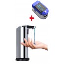 Oximetru pentru deget + Dozator/ Dispenser METALIC de sapun, dezinfectant cu senzor de miscare - Ingrijire Personala - wowreduceri.ro