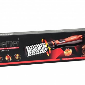 LICHIDARE STOC : Perie electrica 220W, profesionala de par 3 in 1 Gemei - GM4828
