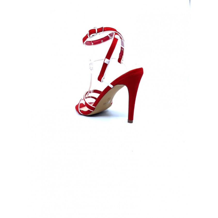 Sandale TS01 RED R3/6/5 - Sandale Toc - wowreduceri.ro