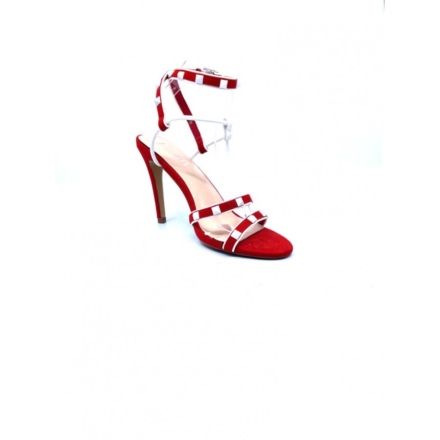 Sandale TS01 RED R3/6/5 - Sandale Toc - wowreduceri.ro