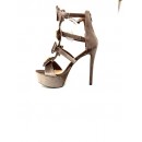 Sandale F320 KHAKI R3/4/3 - Sandale Toc - wowreduceri.ro