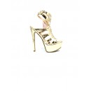 Sandale XKK9702 GOLD P3/R3/5/3 - Sandale Toc - wowreduceri.ro