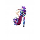 Sandale SQ1653 PURPLE R3/5/5 - Sandale Toc - wowreduceri.ro