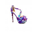 Sandale SQ1653 PURPLE R3/5/5 - Sandale Toc - wowreduceri.ro